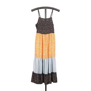 Tiered Ditsy Floral Cottage Core Strappy Sundress Women's SZ XS Prairie Western